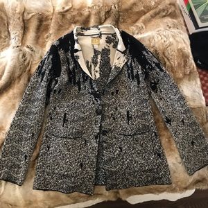 Wool blend tunic sweater Damask brand